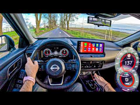NEW Nissan X-Trail 2026 (1.5 VC-T Hybrid  213 hp) | POV Test Drive #2620 | Joe Black
