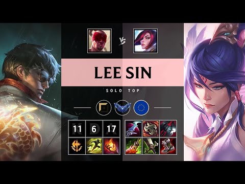 Lee Sin Top vs Fiora - EUW Diamond Patch 25.S1.3