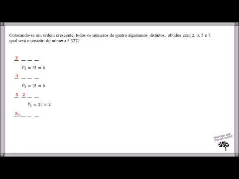 QUESTÃO 05 Permutação