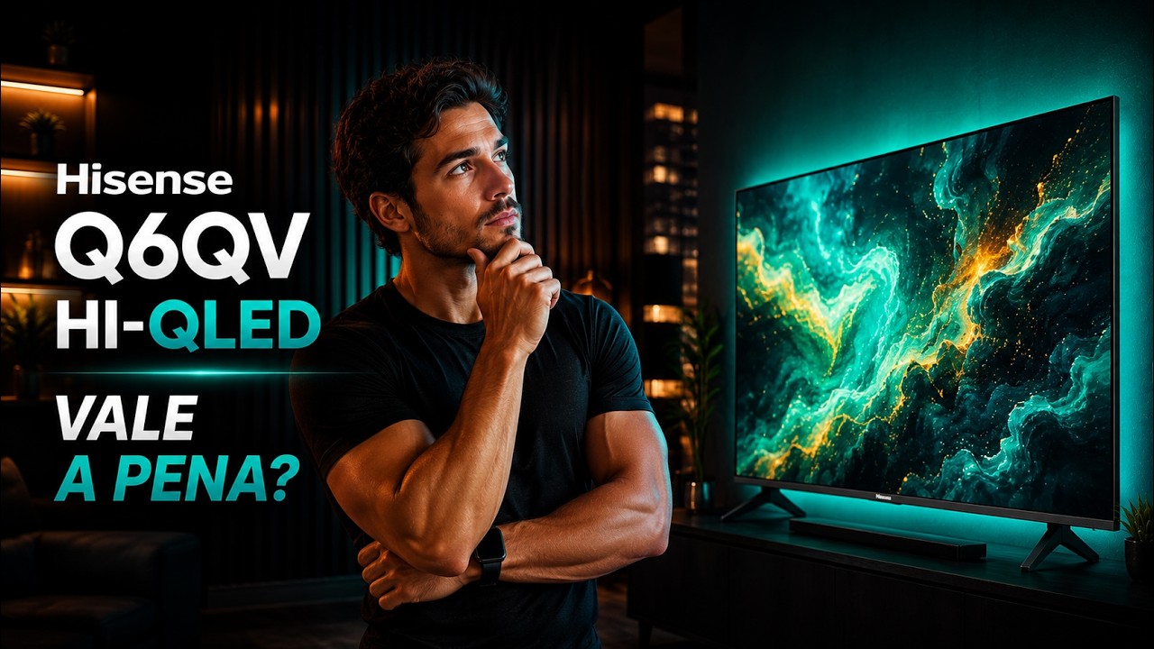 Miniatura da avaliação em vídeo de Smart TV Hisense Q6QV 65 Polegadas