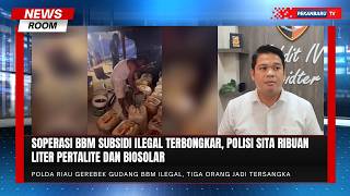 Ribuan Liter BBM Subsidi Ilegal Disita di Rokan Hilir