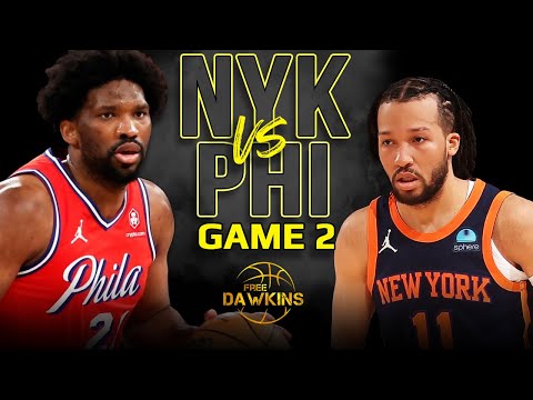 New York Knicks vs Philadelphia 76ers Game 2 Full Highlights | 2024 ECR1 | FreeDawkins
