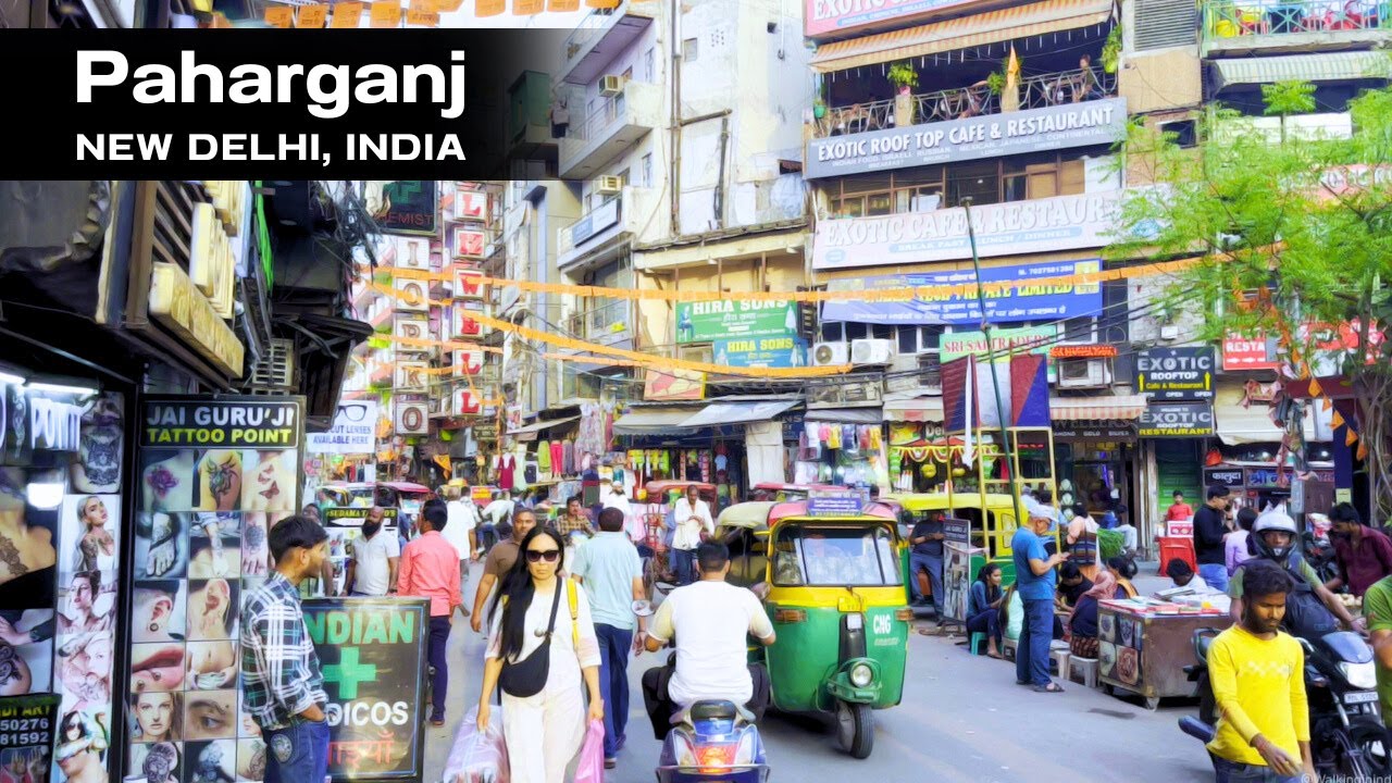 Immersive street-level walking tour through India (Market 42), India, showcasing authentic urban landscapes, local architecture, and the vibrant atmosphere of the city's neighborhoods