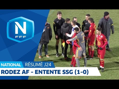 J24 : Rodez Aveyron Football - Entente SSG (1-0), le résumé I National FFF 2018