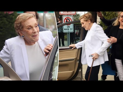 Julie Andrews, 88, appears stunning during a rare Hamptons shopping excursion.