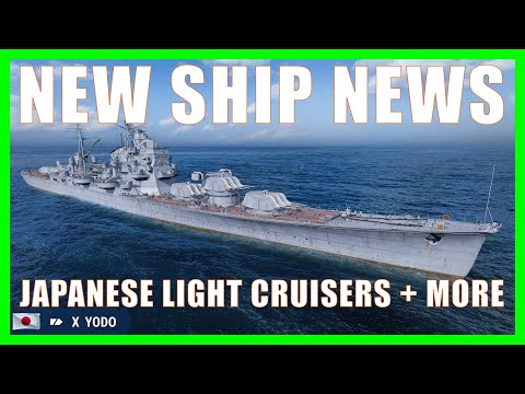 World of Warships News New Japanese Cruisers Ships Wows Update 0.11.8