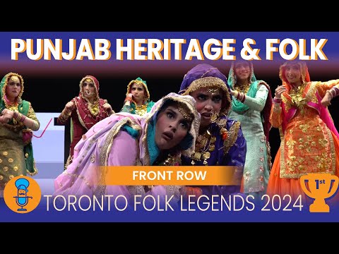 Punjabi Heritage & Folk Giddha | 1st Place | Toronto Folk Legends 2024 | Front Row 4K
