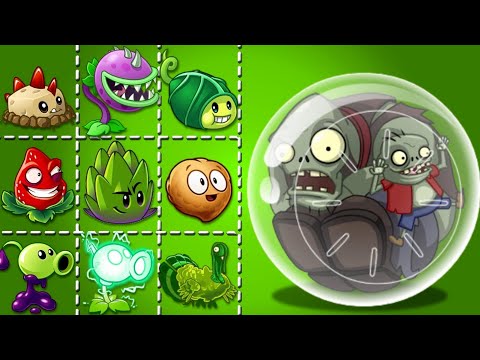 PVZ 2 - How Many Plants can Defeat Hamster Ball Gargantuar Max Speed?