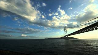 preview picture of video '明石海峡大橋夕暮れ Akashi Kaikyo Bridge twilight'