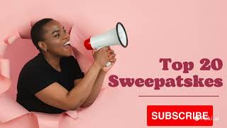 Top 20 Sweepstakes, Giveaway & Contest 19 January 2023 | Sweepstakesoffers