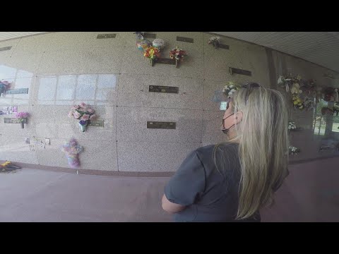 A daughter says the mausoleum where her mom and dad are smelled like dead animals