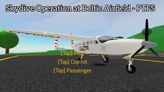 Skydive Operation at Boltic Airfield with the Cessna 208 Caravan - PTFS