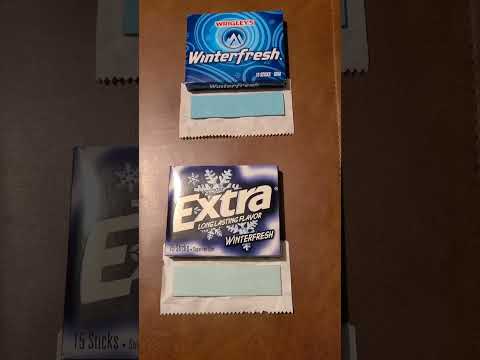 WINTERFRESH GUM - Wrigley's VS Extra #shorts