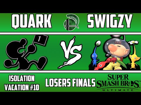Isolation Vacation #10, Losers Finals: Quark(Mr Game and Watch) vs Swigzy(Olimar)