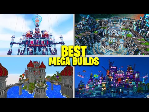 5 BEST Minecraft MEGA BUILDS Ever Built! (BEST Mega Bases)