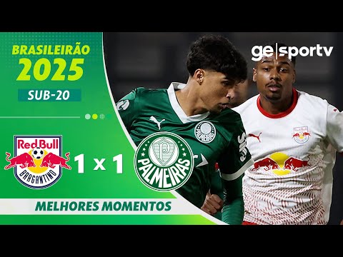 Gols e lances de Red Bull Bragantino x Palmeiras