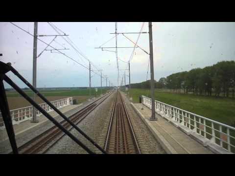 [cabinerit] A train driver's view: Lelystad Centrum - Zwolle, 04-May-2014.