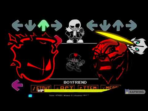 Burning in hell - but Auditor and Jebus sing it + MIDI (FNF Cover)