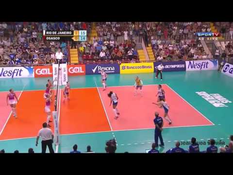Rally Longo --- Vôlei Nestlé vs Rexona Ades