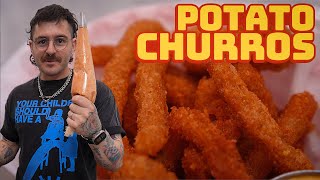 i made churros out of potatoes