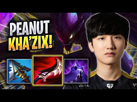 PEANUT PERFECT GAME WITH KHA'ZIX! - GEN Peanut Plays Kha'zix JUNGLE vs Nidalee! | Season 2023