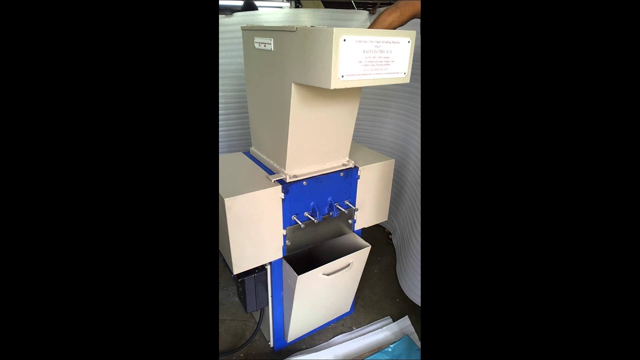 Video of Cloth Label and Tags Shredder Machine