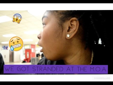 I GOT STRANDED AT THE M.O.A!/weekend vlog #4!