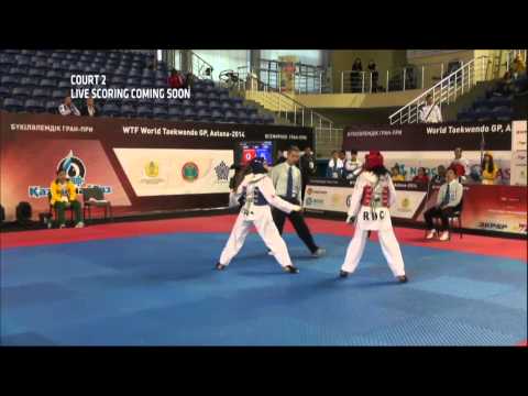 Female  49Kg Round of 32  Iris Silva Tang SING BRA v Rosa Keleku LUKUSA COD