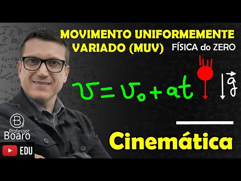 UNIFORMLY VARIED MOTION (MUV) V = V0 + at - Kinematics - PHYSICS from SCRATCH - CLASS 6