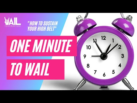 How to sustain your high belt.