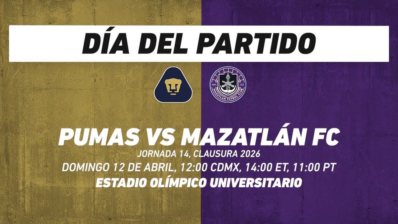 Pumas vs Mazatlán, frente a frente: Liga MX