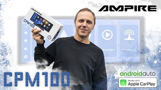 Neuvorstellung: Ampire CPM100 Wireless Apple Carplay Monitor mit Dashcam und Rückfahrkamera