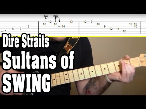 Dire Straits - Sultans of Swing Guitar Tutorial w/Tabs
