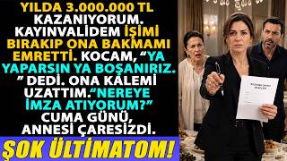 KOCAM 3 MİLYON TL’LİK İŞİMİ BIRAKMAMI İSTEDİ—ÖNÜNE KALEMİ KOYUNCA ŞOK 
