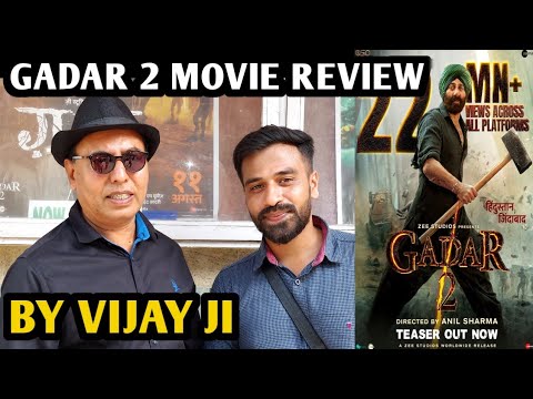 Gadar 2 Movie Review | By Vijay Ji | Sunny Deol | Ameesha Patel | Anil Sharma | Utkarsh Sharma