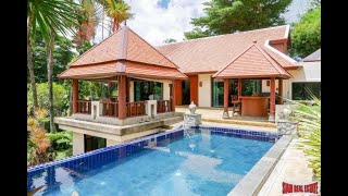 Baan Bua | Stunning Hillside Five Bedroom Pool Villa in Nai Harn with 1940 sqm Land