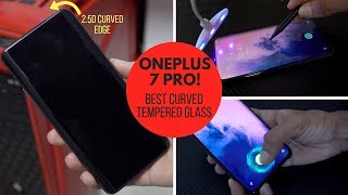OnePlus 7 Pro BEST Curved Tempered Glass 🔥 Full Glue, Edge To Edge Transparent Glass