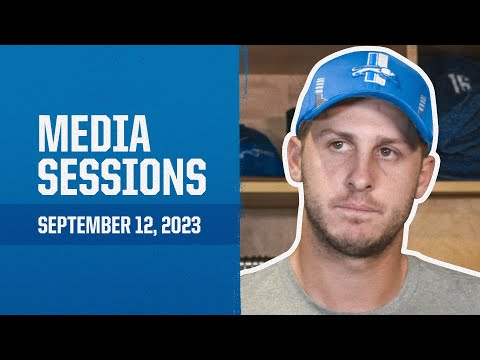 Detroit Lions players meet with the media | September 12, 2023