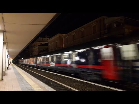 PRIMO VIAGGIO PER LA NUOVA LIVREA IC NIGHT: ICN 1963 MILANO C.LE- SIRACUSA  !!!