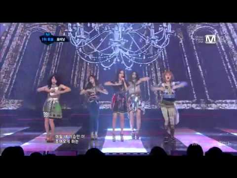 [Live HD 720p] 120510 - 4minute - Volume up - M Countdown