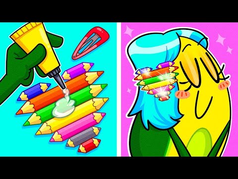 Strawberry Cat Chaos: Avocado Couple's Escape Room Antics!