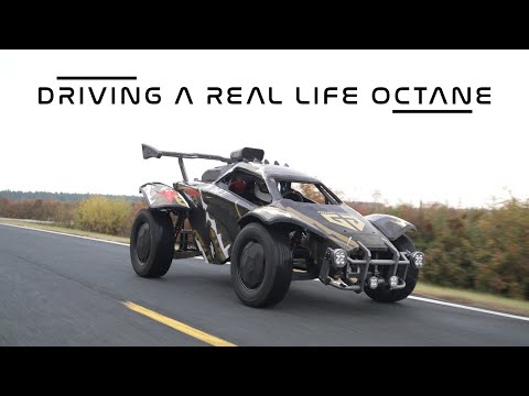 Driving A Real Life Rocket League Car