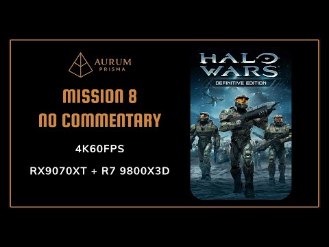 Halo Wars (2009) – Mission 8: Ander´s Signal • Legendary Difficulty • 4K 60FPS No Commentary
