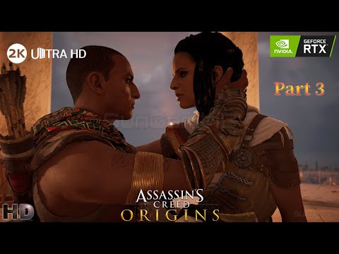 ASSASSIN'S CREED ORIGINS Walkthrough Gameplay Part 3 - AC Origins PC Gameplay ULTRA SETTINGS