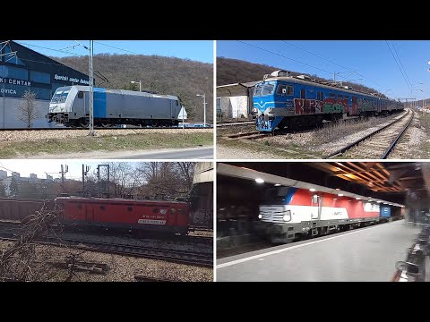 Freight and commuter Trains in Belgrade 2022