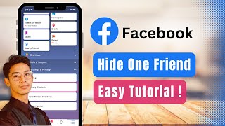 How to Hide One Friend on Facebook !
