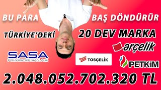TÜRKİYE'NİN EN BÜYÜK SANAYİ KURULUŞLARI ISO-500 İLK 20 - MİLYARLAR TRİ