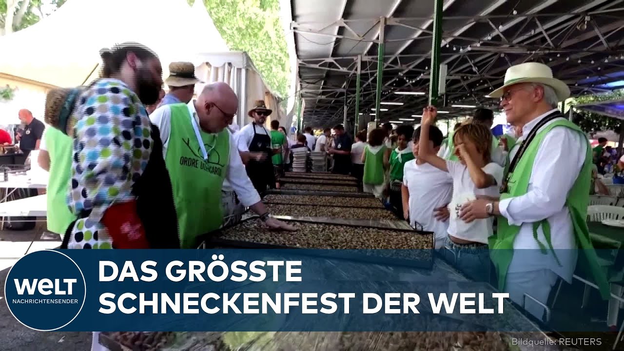 SCHNECKENFEST IN SPANIEN: Rekordbesuch beim größten Schneckenfest der Welt in der Stadt Lleida