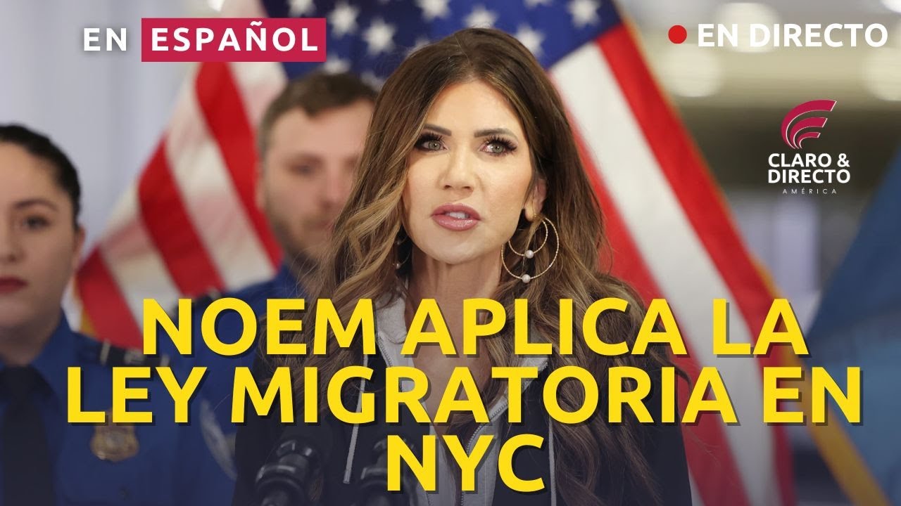 EN VIVO: Kristi Noem desde Nueva York: mensaje contundente sobre deportaciones
