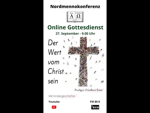 Nordmennokonferenz Online Gottesdienst  27.09.2020